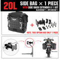 Rhinowalk Motorcycle Side Bag 20/35L Quick-Release Motorcycle Saddle Bag With Anti-Theft Lock Waterproof Inner Bag For BMW
