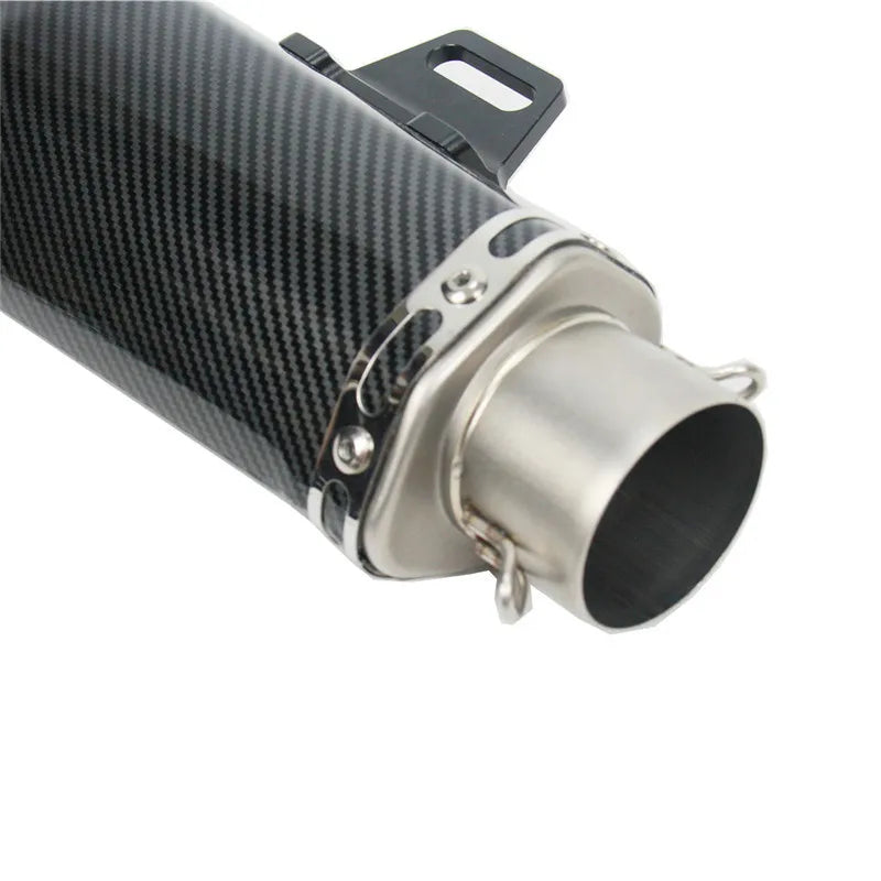 51mm Universal Inlet Motorcycle Exhaust R11 Muffler with DB killer for ninja650 Z750 Z800 mt03 R6 R3 R25 Z400 Z900 MT07 MT09