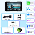 EKIY 5 Inch Motorcycle Carplay GPS WiFi MOTO Navigation Wireless CarPlay Wireless Android Auto Motor Rotating Screen