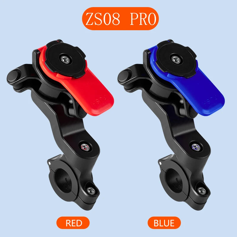 Universal Phone Holder with Shock Absorber Suitable for Bicycle and Motorcycles Compatible for IPhone Android Samsung Phones.