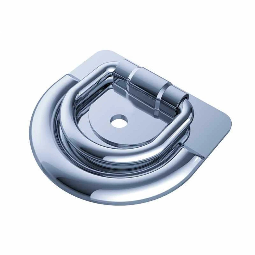 1kits oldable Steel Ring Motorcycle Security Anchor with Expansion Bolts for Garage Trailer Scooter Bicycle Parking Lock