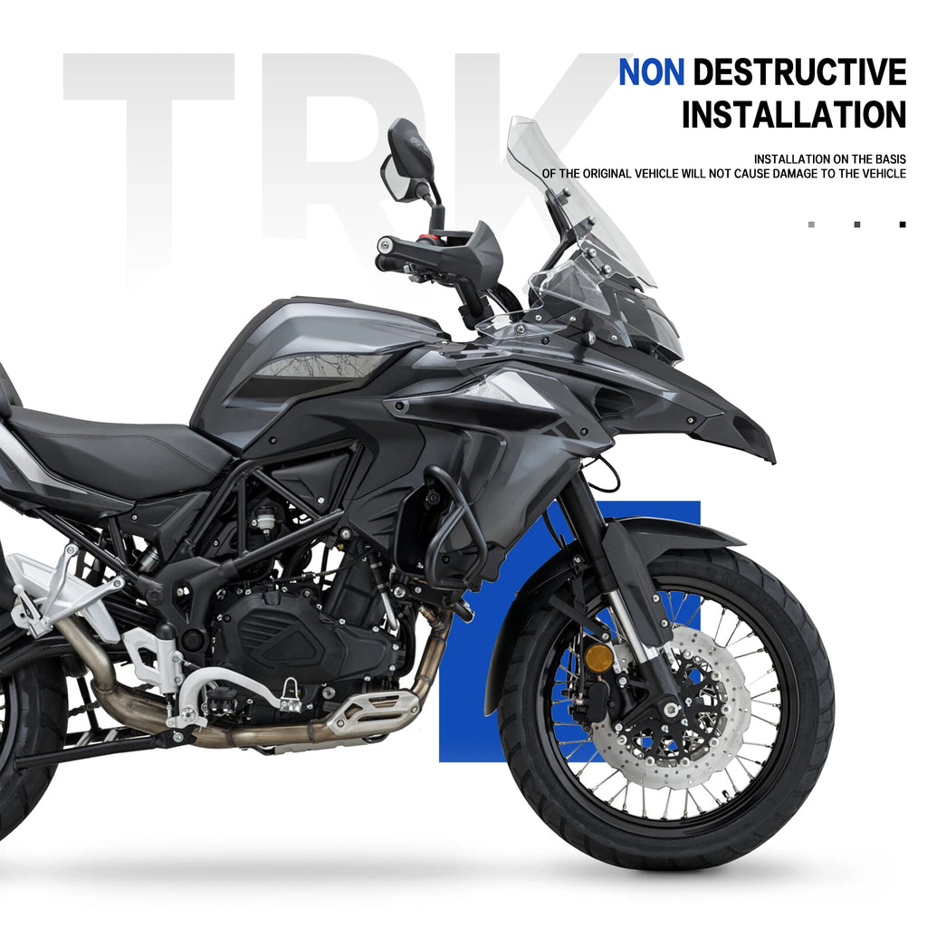 For Benelli TRK502 TRK702X TRK 502 702X 552 552X Motorcycle Front Mudguard Extension Fender Splash Guard Protector Accessories