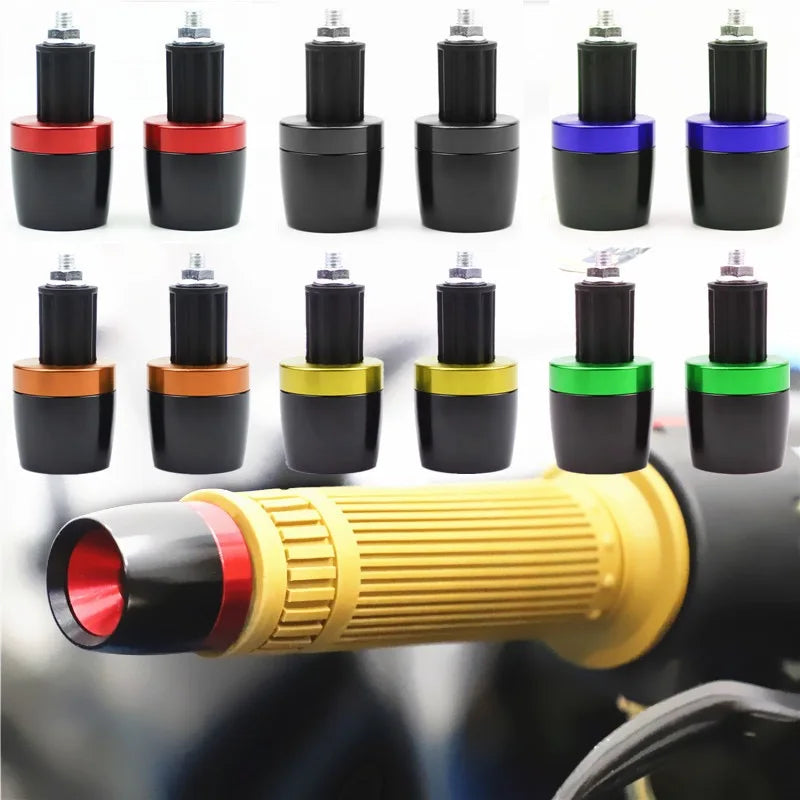 Handlebar Grips Ends Handle Bar Cap End Plug For TRIUMPH Scrambler Speed 400 Twin 900 Street Triple 765 Trident 660 Tiger 900