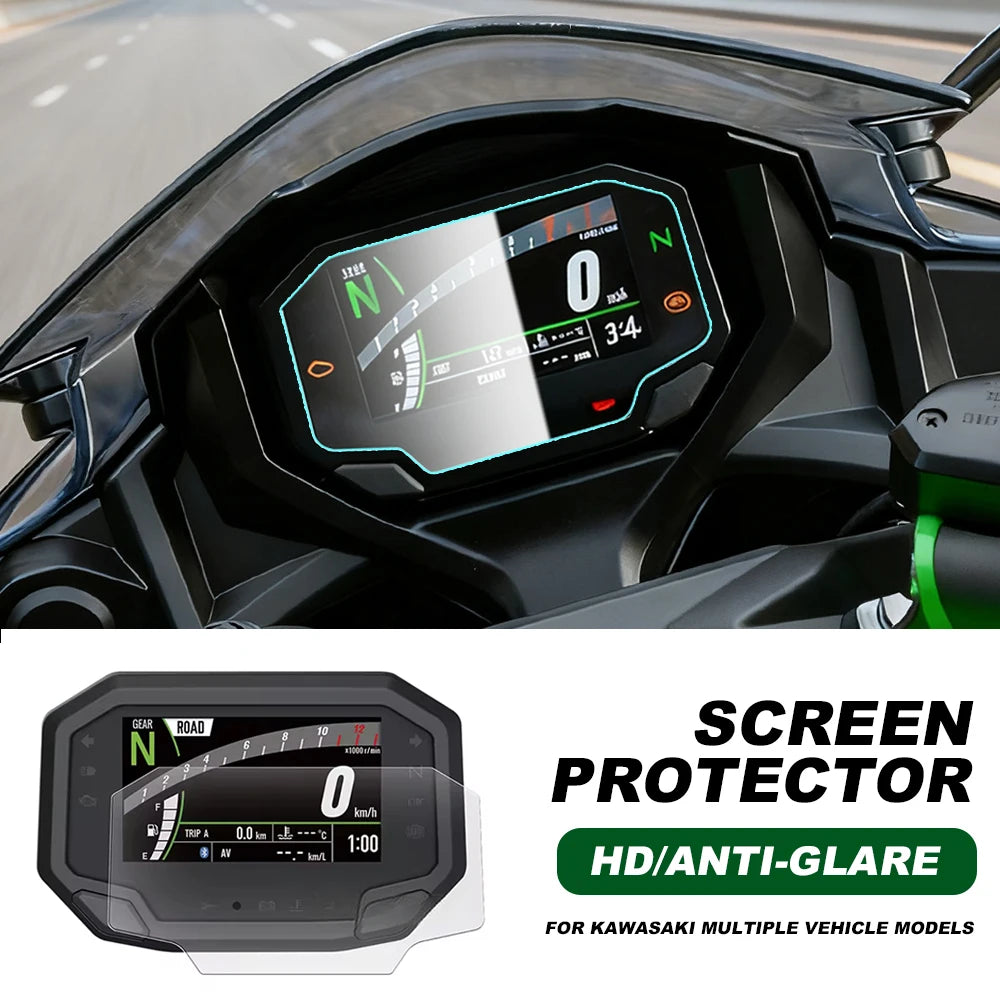 Motorcycle For Kawasaki Z1000SX Z650 Z900 Z500SE ZX10R ZX-6R ZX-4R TFT Display Protection Film Screen Protector Instrument Film