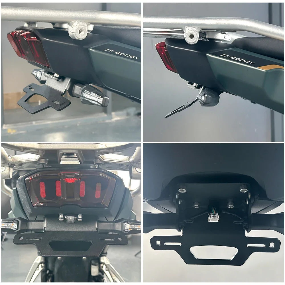 For KOVE 800X Tail Tidy License Plate Holder 800 X Pro Rally Super Adventure Fender Eliminator Bracket Fit Colove KY800X ADV