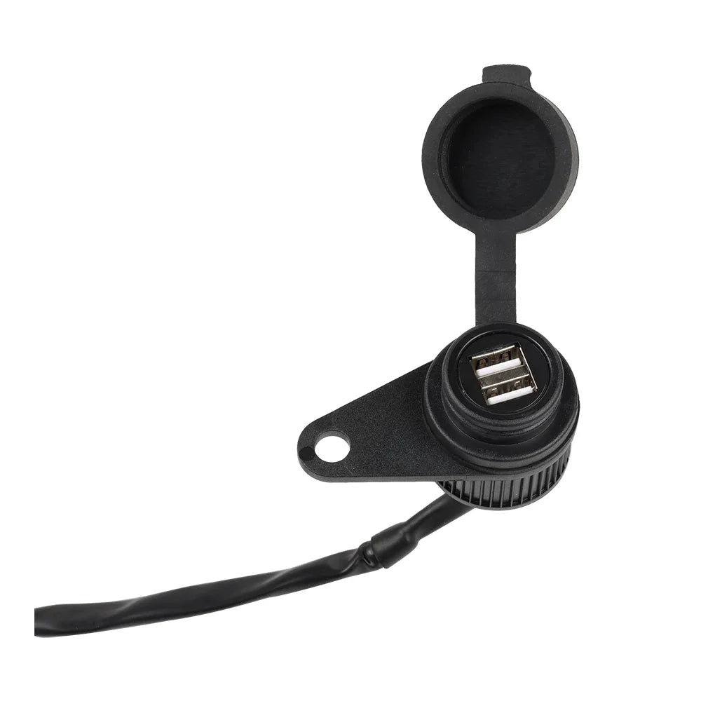 For YAMAHA MT09 SP FZ09 XSR900 Tracer 900 9 GT 900GT New Motorcycle Dual USB Socket Fast Charging Phone Ipad Charge Electronics