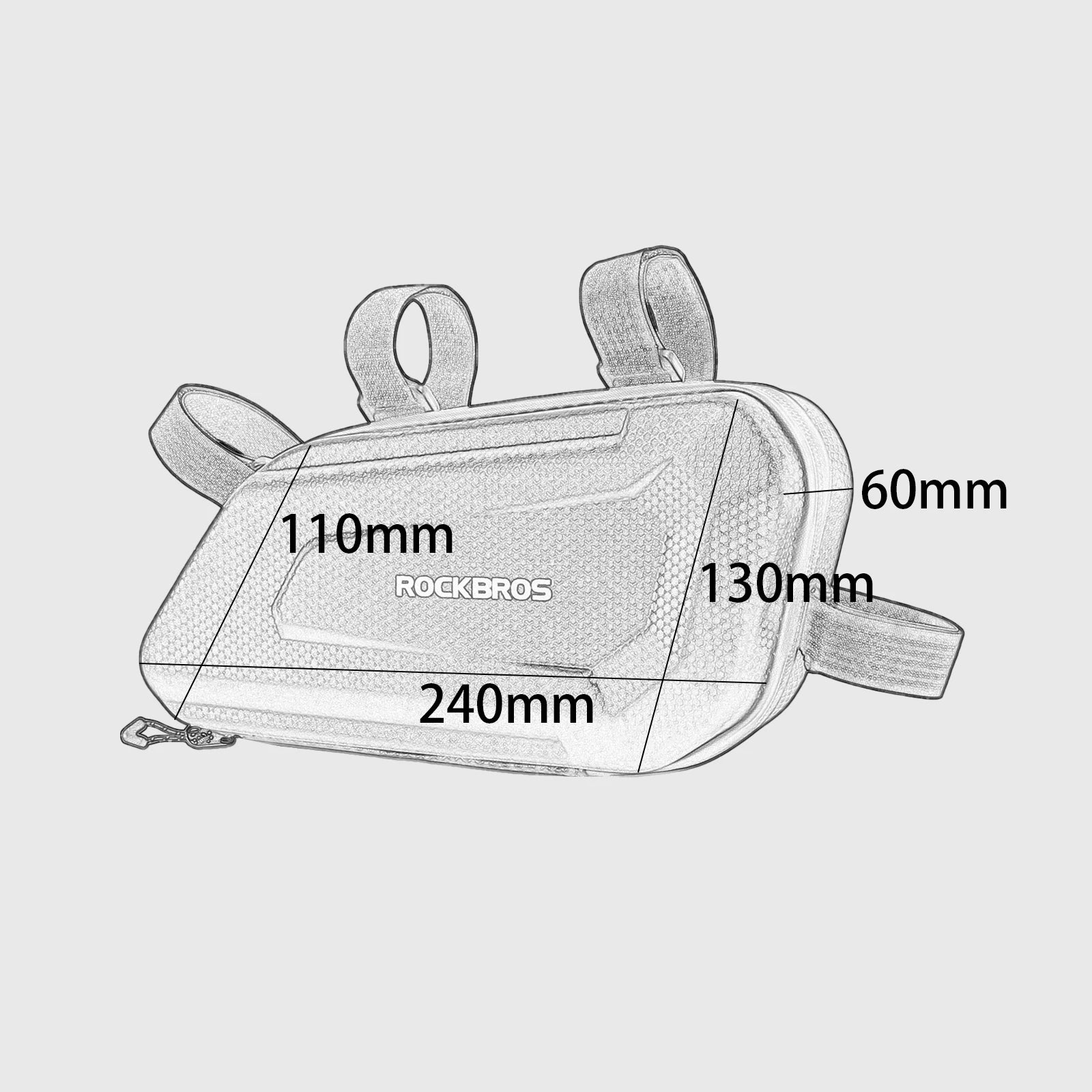 For Honda Rebel CMX 250 300 500 1100 Motorcycle Side Frame Bag Tool Bags Hard Case Waterproof Storage Bag Rebel500 Rebel1100