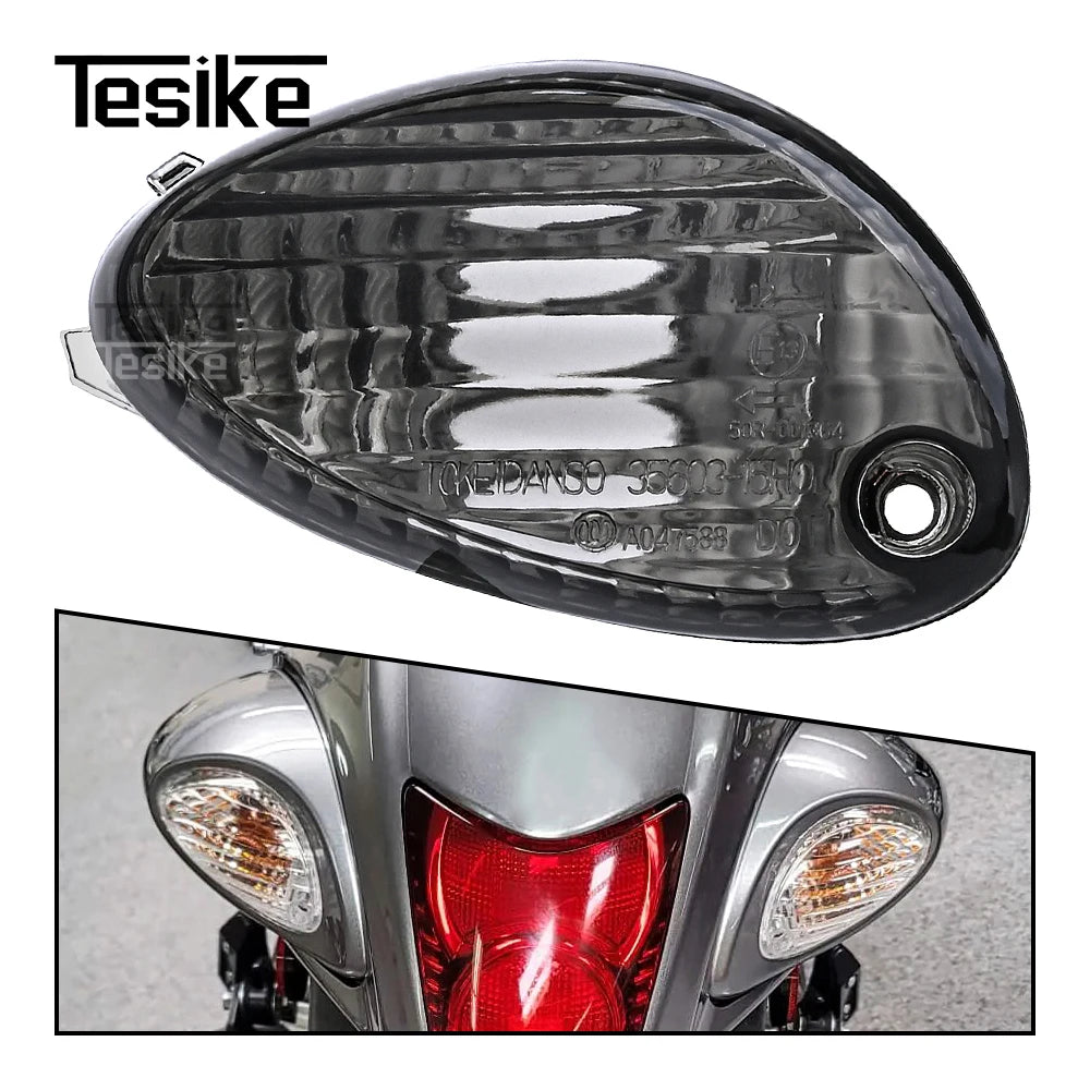 Motorcycle Rear Turn Signals Lights For Suzuki Hayabusa 1300 2008-2020 GSX1300R Directional Indicator Lamp Lens