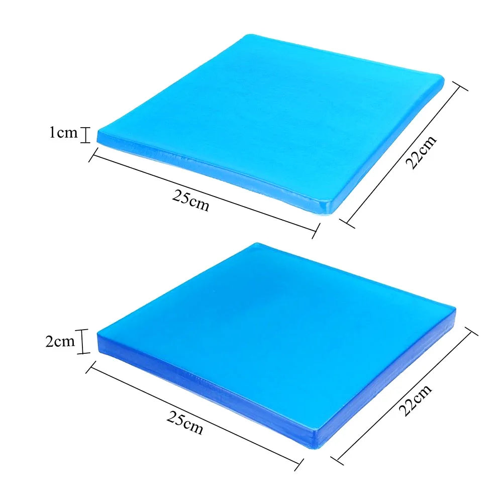 Motorcycle Seat Gel Pad Seat Cushion Shock Absorption Mats Reduce Fatigue Comfortable Soft Cushion Cool DIY Pad Motorbike Seat