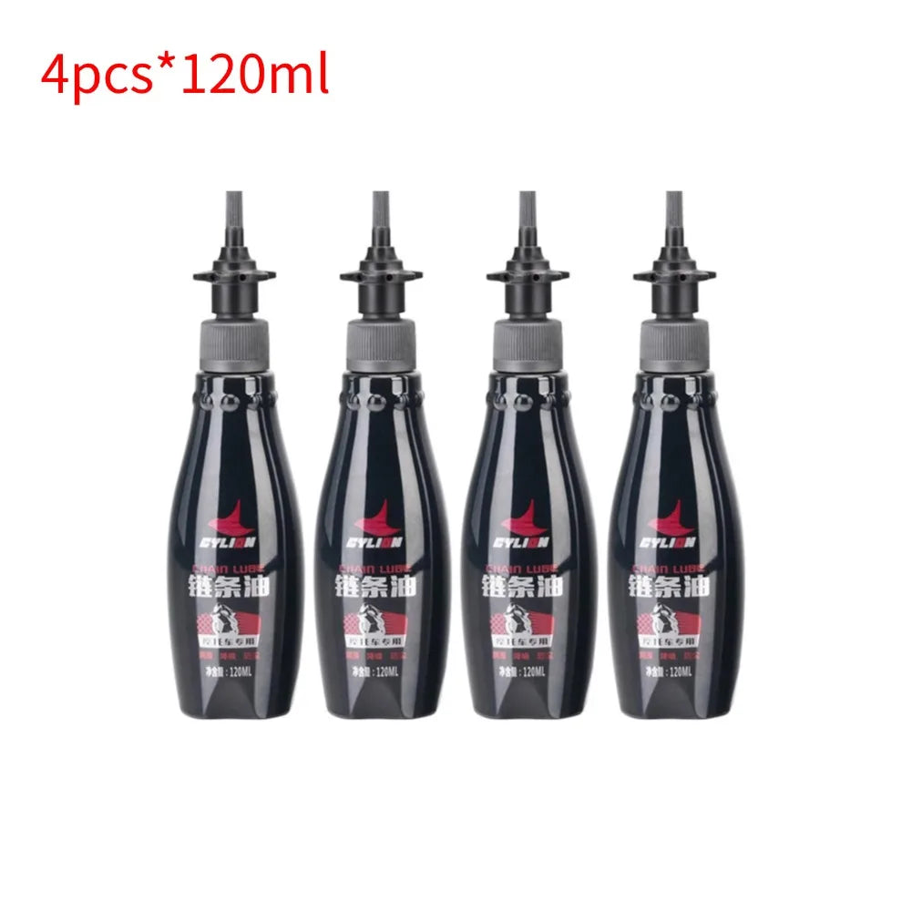 120ML Motorcycle Chain Oil Lubricating Oil Chain Wax F4U9 Noise Seal Prevention Oil Rust Vehicle Maintenance Lubricating Oil