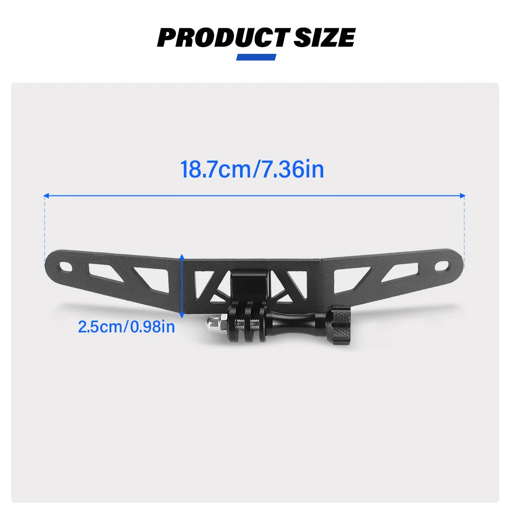 FOR BMW R 1300 GS R 1300GS R1300 GS 2023- Motorcycle Windscreen GoPro Bracket CAMERA BRACKET Driving Recorder Holder