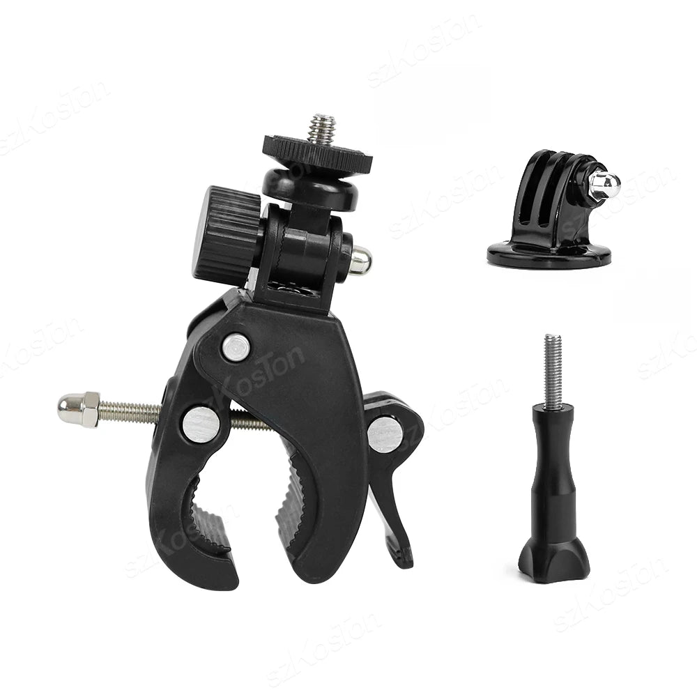 For Insta360 X3 X4 Motorcycle Bicycle Panoramic Selfie Stick Monopod Mount Handlebar Bracket For GoPro 13 12 11 10 DJI Accessory