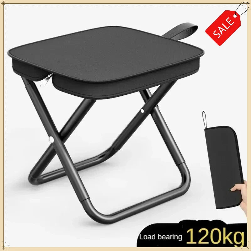 Portable Folding Chair Ultra Light Multifunctional Outdoor Camping Picnic Fishing Stool Travel Seat Accessories