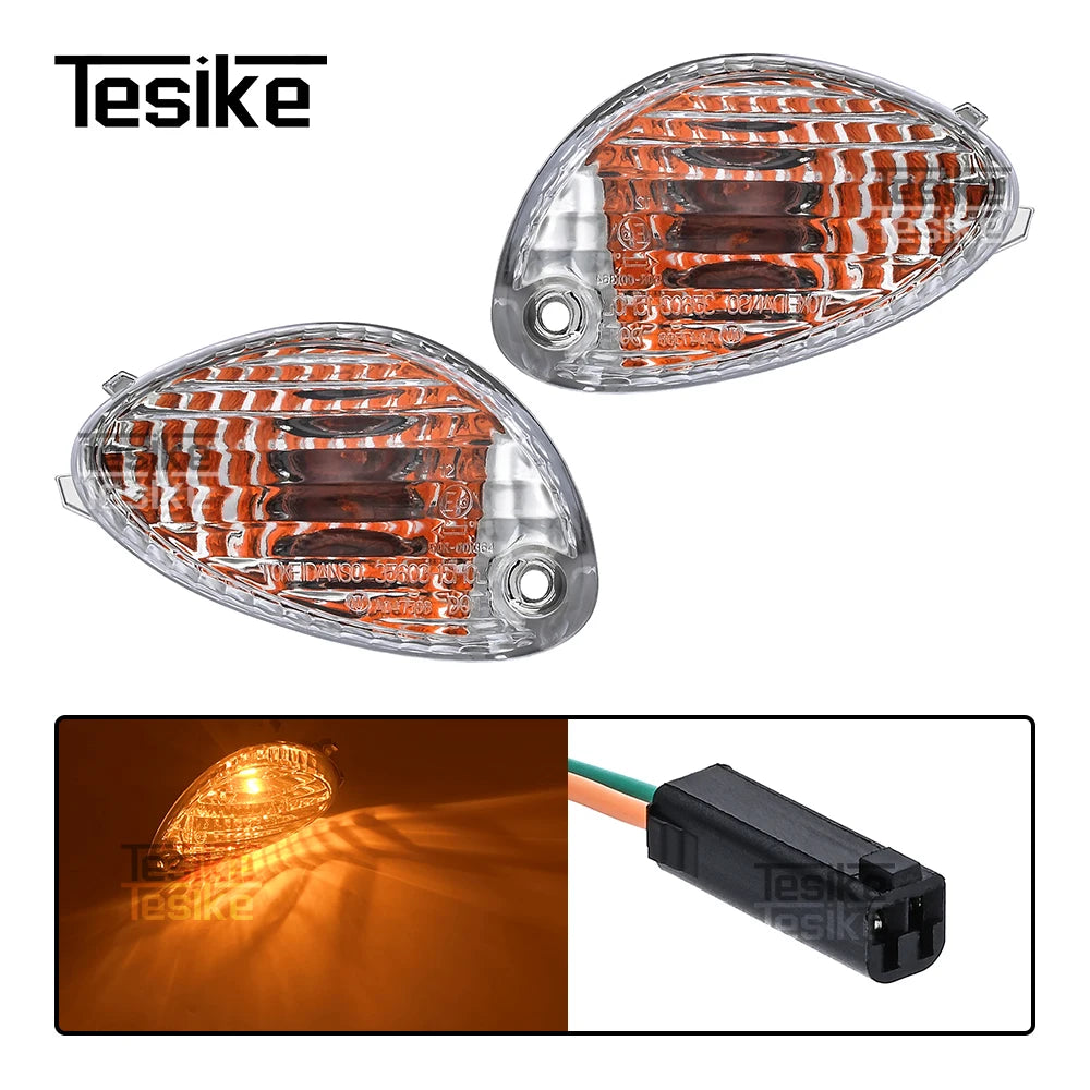Motorcycle Rear Turn Signals Lights For Suzuki Hayabusa 1300 2008-2020 GSX1300R Directional Indicator Lamp Lens