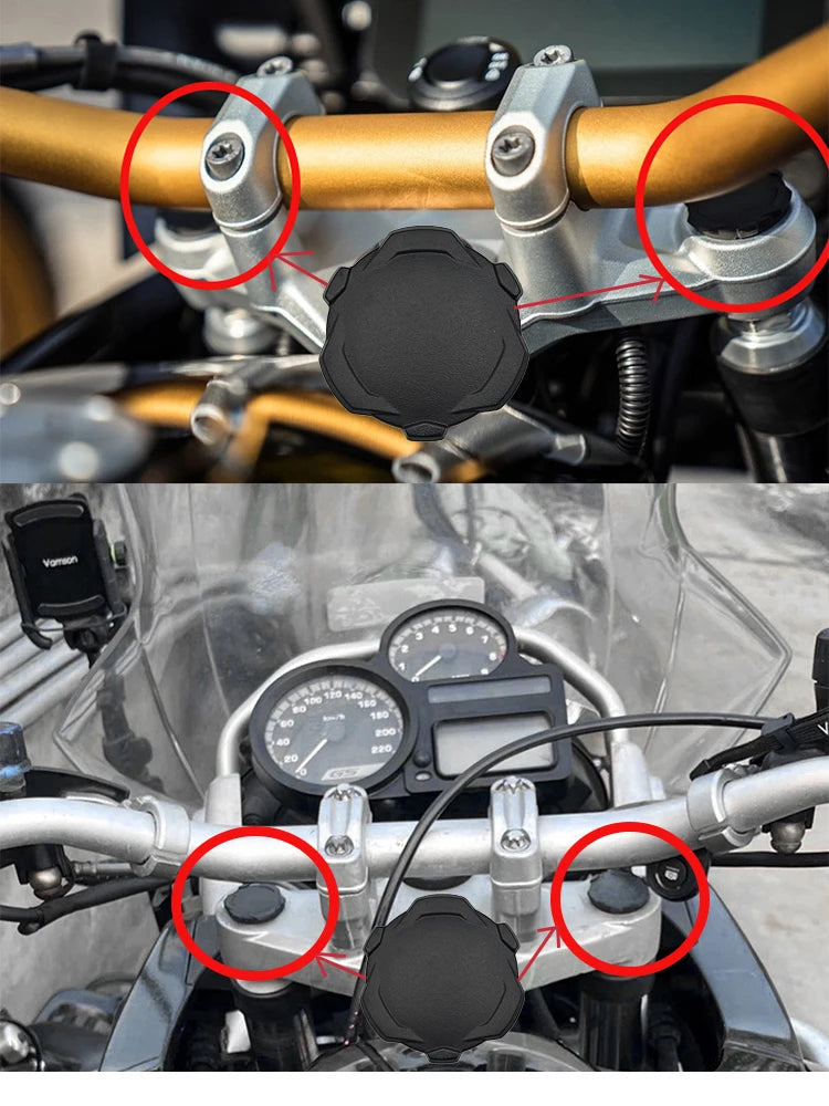 Motorcycle Front Shock-Absorber Frame Hole waterproof Caps Plug For BMW R1200GS LC R1250GS Adventure R1150GS GS 1200 1250 GSA