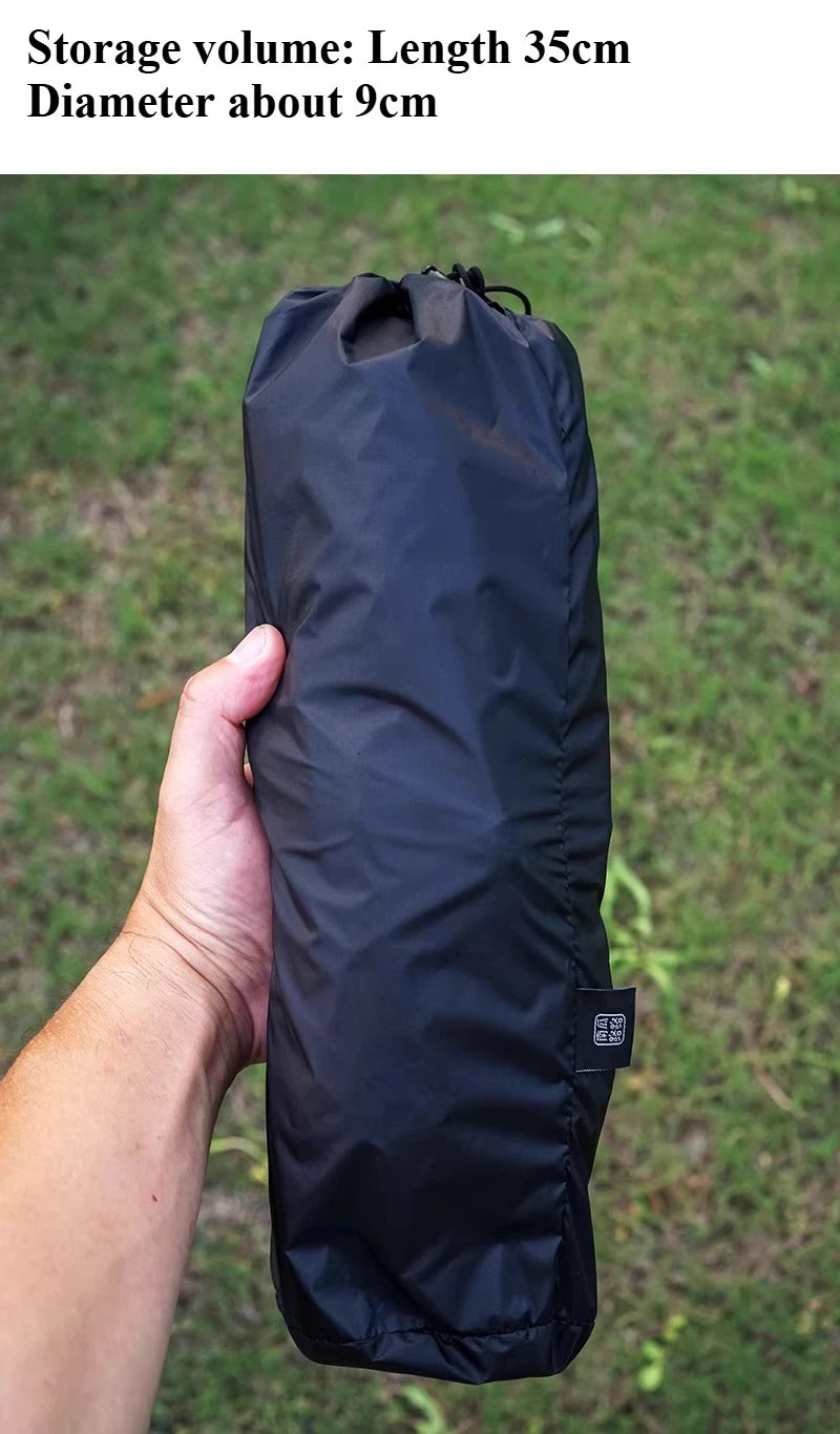 650g Flat Replacement Zero Dyneema Moon Chair Ultralight Folding Chair XGrip Plaid Fabric 7 Series Top Magnesium Aluminum Alloy