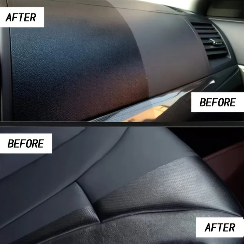 Motorcycle Car Plastic Restorer Coating Agent Auto Plastic Rubber Exterior Repair Clean Refresh Restoration Agent Black Brighten