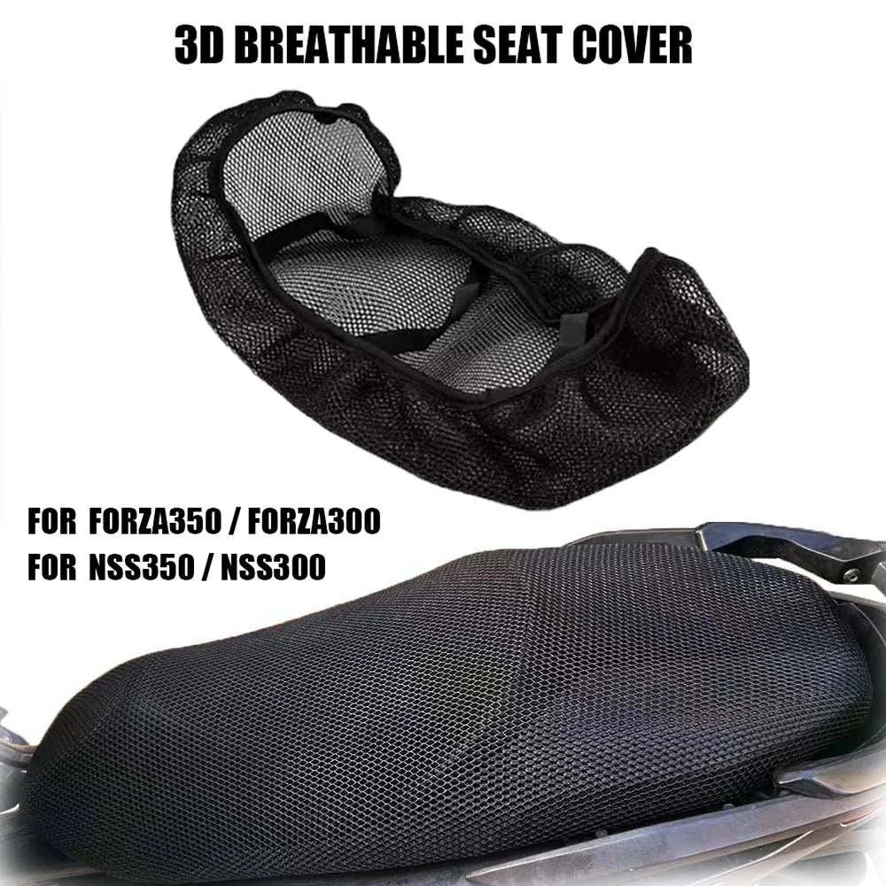 For Honda NSS350 Forza 350 NSS300 Protection Heat Insulation Nylon Fabric Saddle Seat Net Forza350 Anti-Slip Cushion Seat Cover