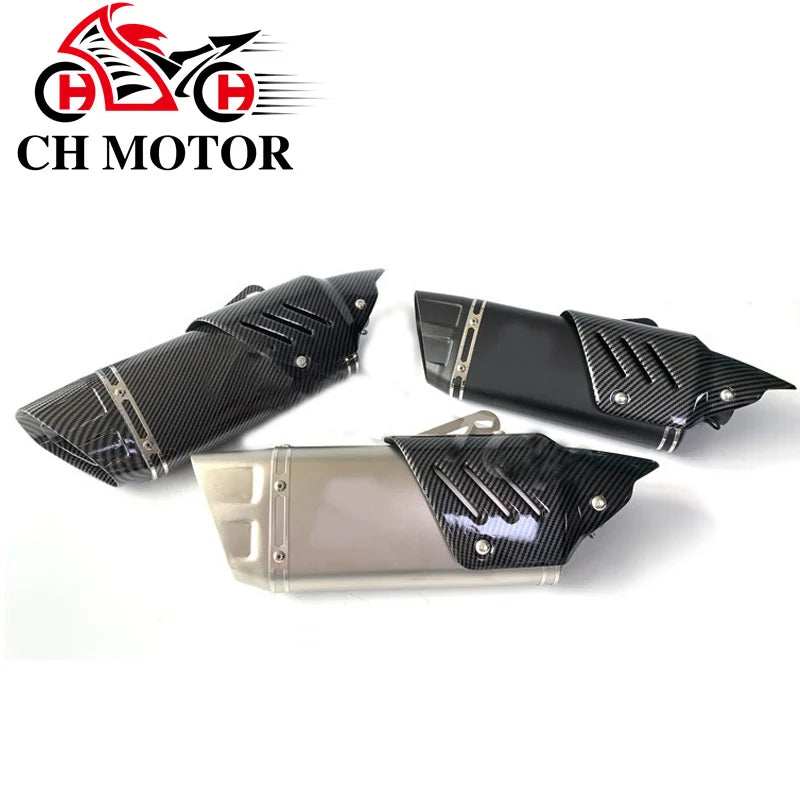 slip-on Motorcycle Exhaust Muffler Escapes Para Motos 51mm for Yamaha R6 R3 MT07 for KTM DUKE RC 390 Ninja Z400 high performance