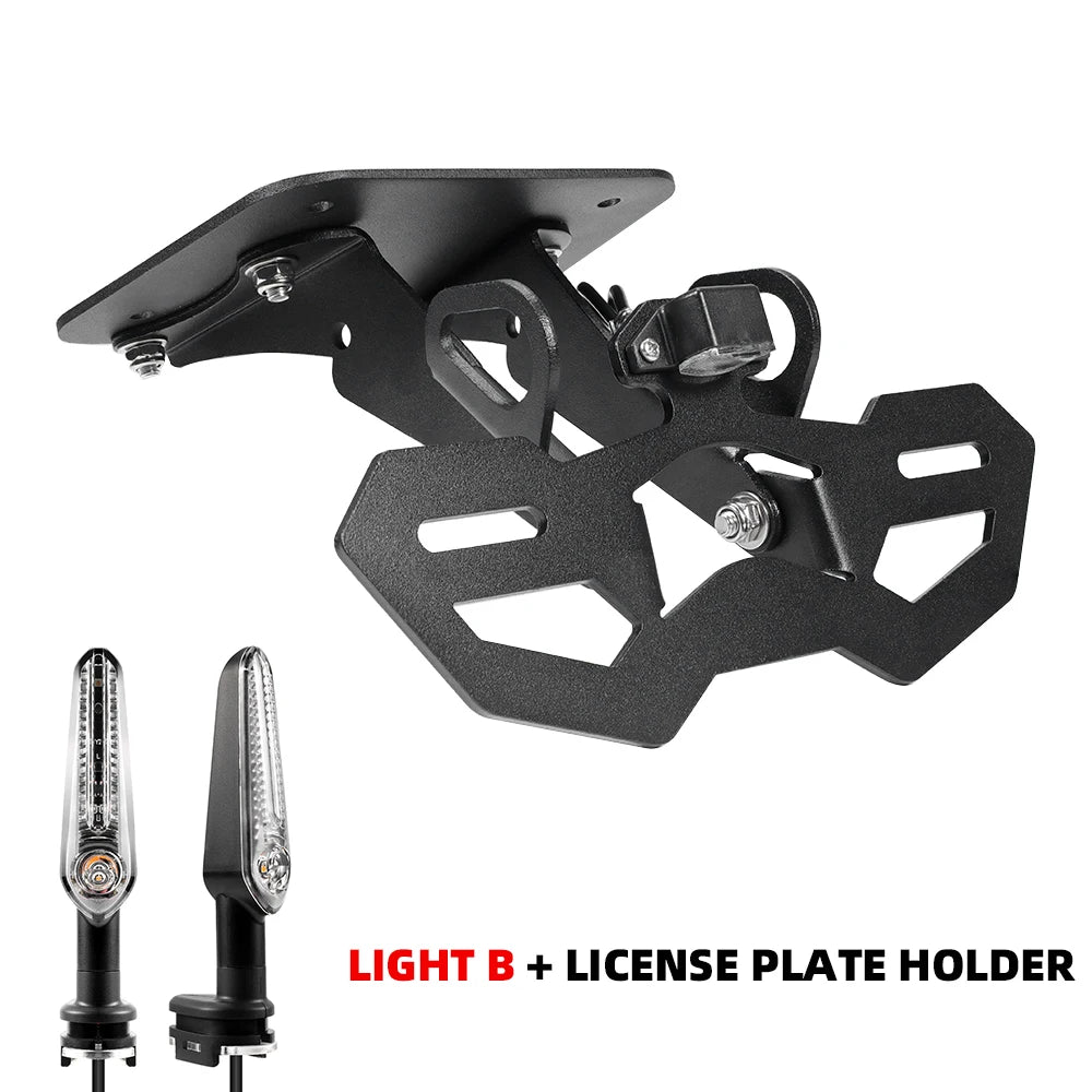 License Plate Holder For YAMAHA MT03 MT25 YZF R3 R25 2015-2024 Motorcycle Accessories Tail Bracket LED Light Fender Eliminator