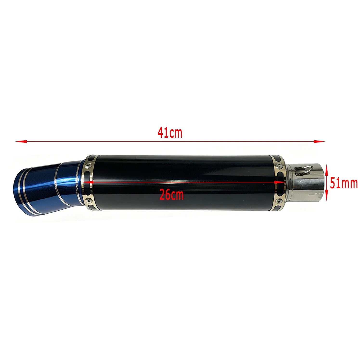 Universal Motorcycle EXHAUST Scooter Modified Muffler escape Slip On CBR 125 250 CB400 CB600 Z750