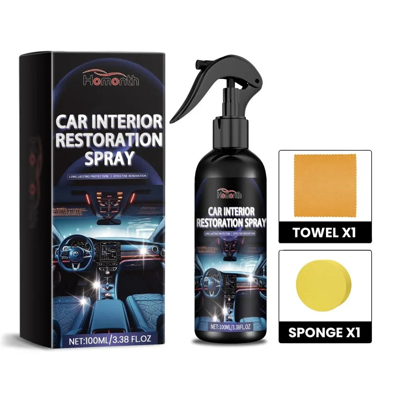 Car Interior Renovator, Deep Cleaning, Waterproof, Stain-Resistant, Renewing & Maintenance Interior Cleaner