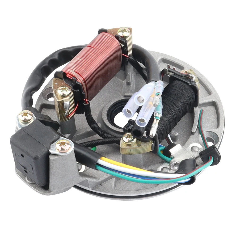 Motorcycle Ignition Stator JH70 Stator Plate Pickup Magneto Ignition Coil Rotor For 70cc 90cc 110cc 125cc Pit Dirt Bike ATV Quad