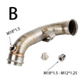 Motorcycle exhaust link pipe For KTM DUKE 790 890 790 ADV 890 ADV For CF MOTO 800NK 800MT norden 901 2022-2026