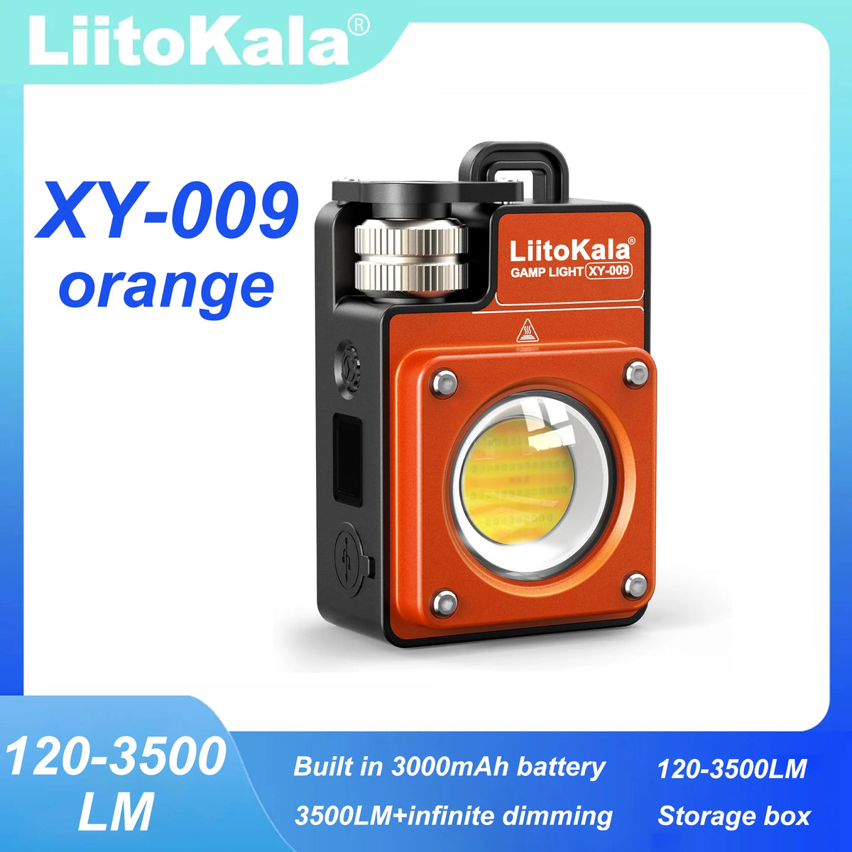 LiitoKala XY-009 Portable Rechargeable LED Camping Light Multi-Functional Carry-On Outdoor Activity Long Life