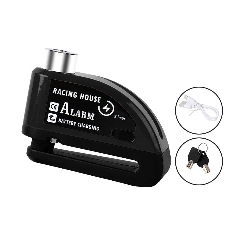 New Motorcycle Alarm Disc Brake Lock Security Moto Wheel Disk Padlock Waterproof 110dB Loud Anti Theft Alarma Motocicleta