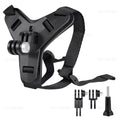 Motorcycle Helmet Chin Mount Strap for GoPro Hero DJI Osmo Insta360 SJCAM Bracket Holder for Action Sports Camera Accessories