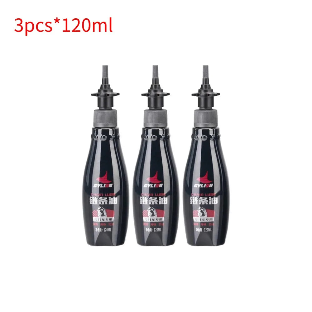 120ML Motorcycle Chain Oil Lubricating Oil Chain Wax F4U9 Noise Seal Prevention Oil Rust Vehicle Maintenance Lubricating Oil