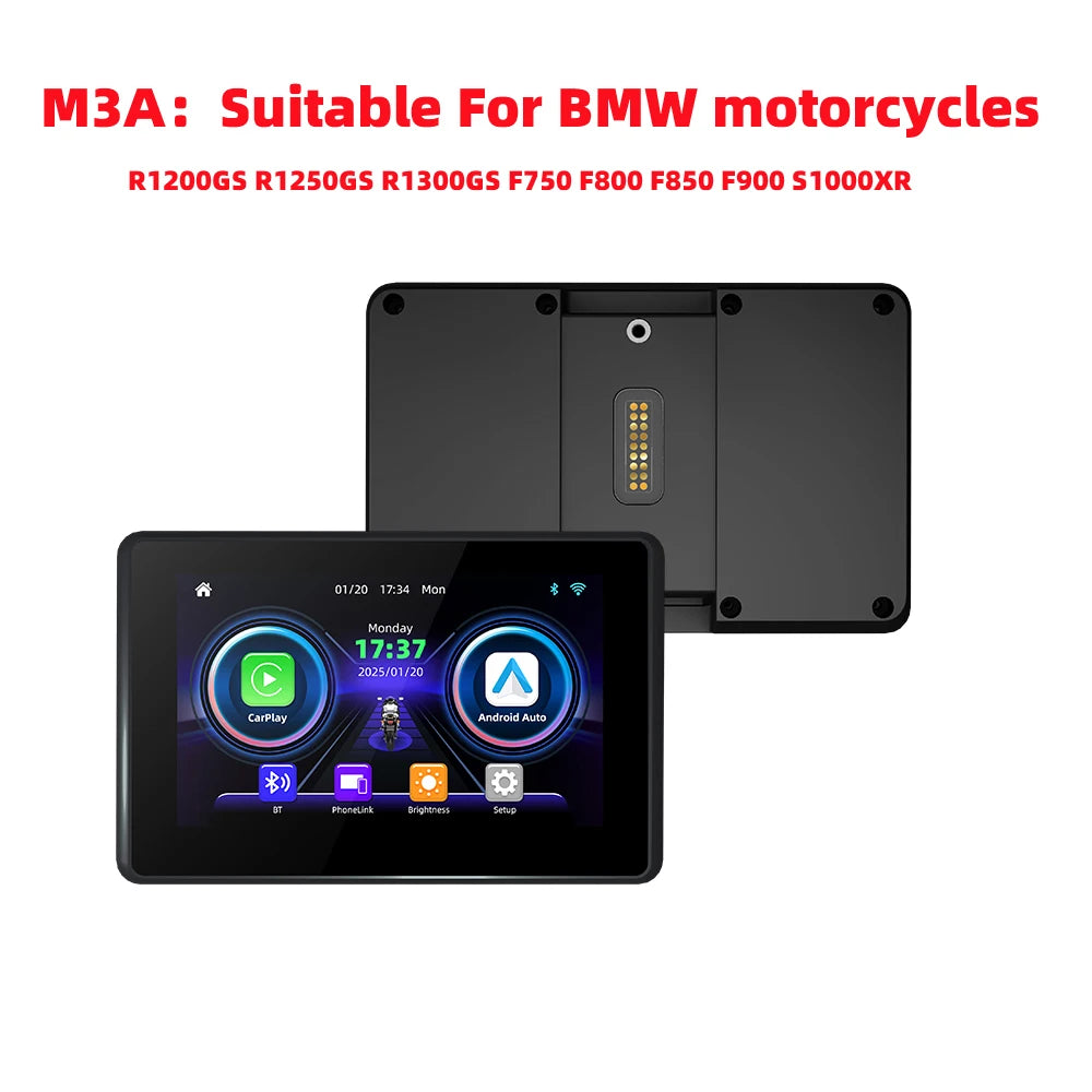 EKIY Special For BMW R1200GS R1250GS R1300GS F800 F850 F900 S1000XR Wireless CarPlay Moto Android Auto GPS Motorcycle Navigation