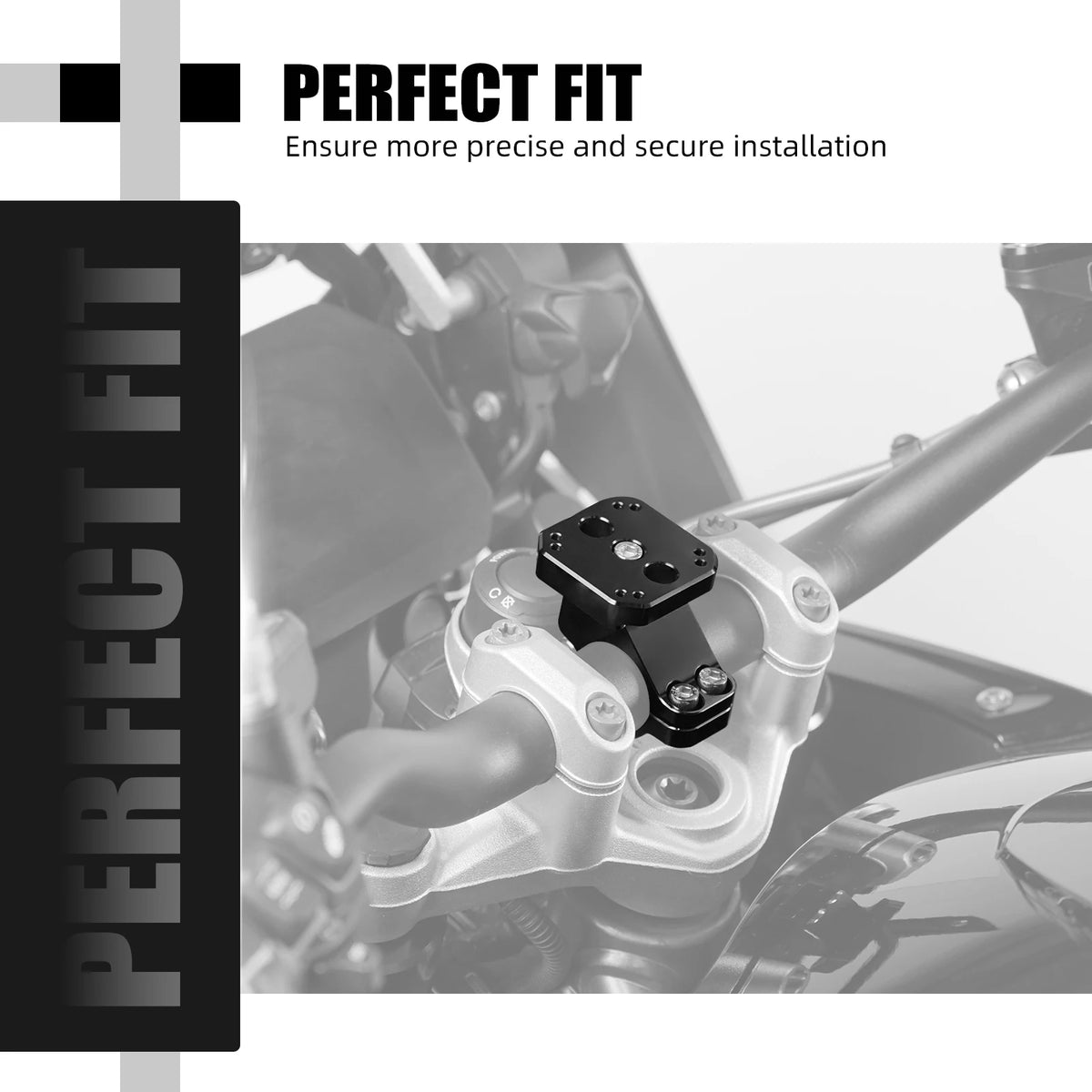 For BMW R1250GS GSA 2019-2023 R1300GS/Adventure 2024-2025 GPS Mount AMPS Pattern 32mm Handlebar Clamp R1200GS Adventure 2013-18