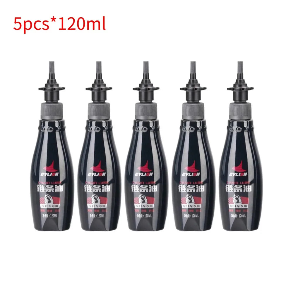 120ML Motorcycle Chain Oil Lubricating Oil Chain Wax F4U9 Noise Seal Prevention Oil Rust Vehicle Maintenance Lubricating Oil
