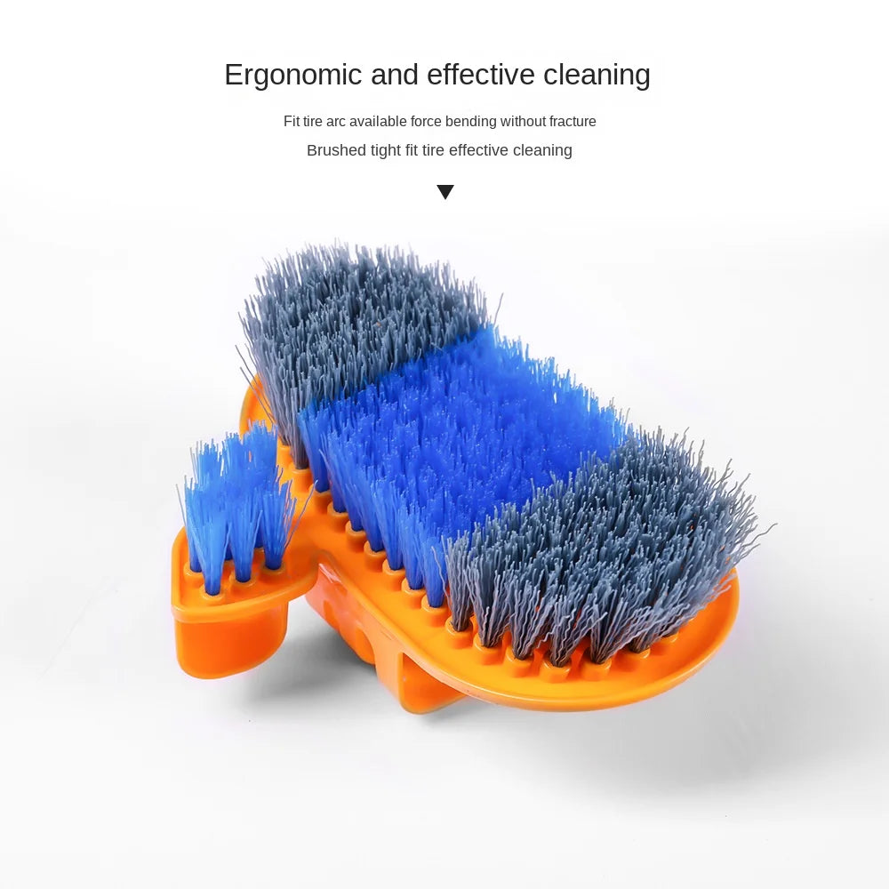 Chain Cleaner Tire Brush Outdoor Riding Cleaning Tools Mountain Motorcycle Fitting Cleaning Convenient Maintenance Kit