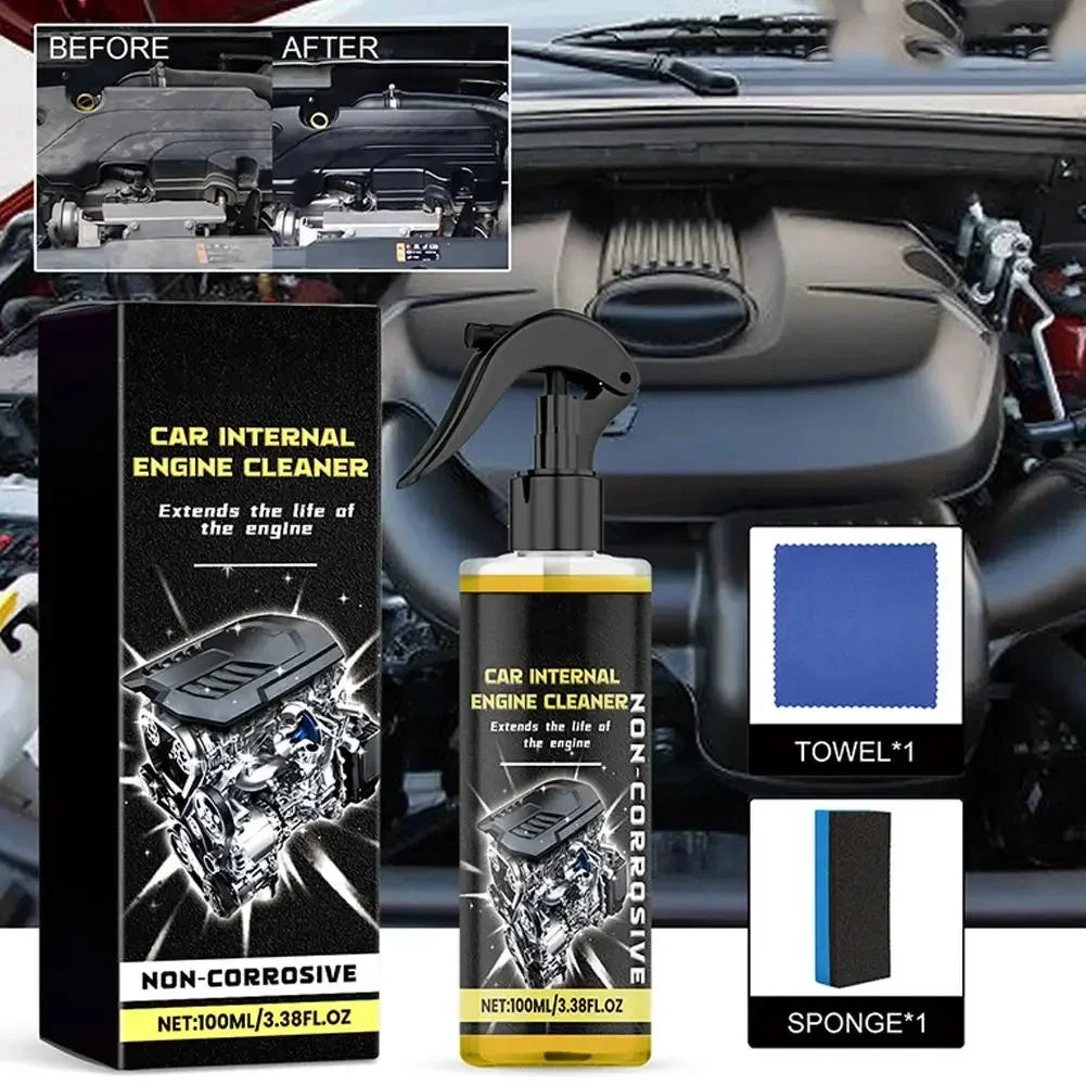 New Motorcycle Car 100ML Engine Spray Cleaner Engine Bay Degreaser All Purpose Concentrate Cleans Compartment
