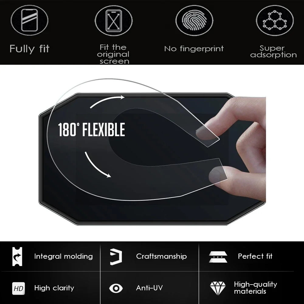 For Yamaha Tenere 700 HD Protector Film TENERE 700 2025+ Motorcycle Scratch Cluster Screen Dashboard Protection Instrument Film