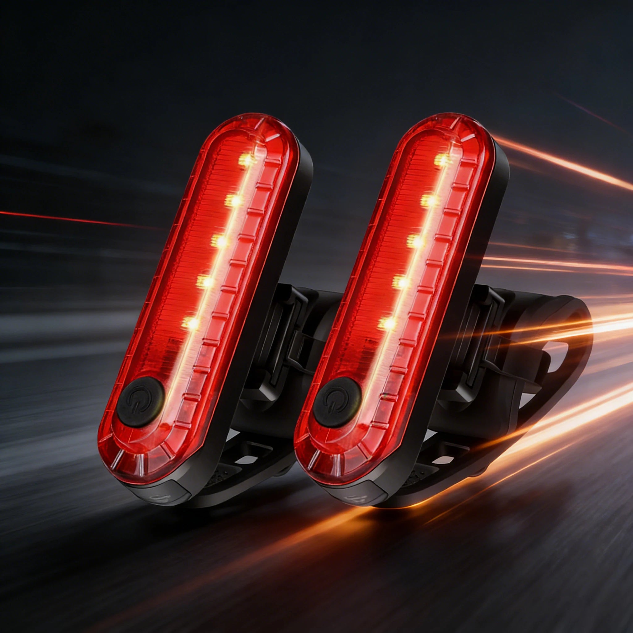 Bright Bike Cycling Safety Rear Flashlight USB Rechargeable LED Bicycle Tail Light 5 Modes Durable for Road MTB Night Riding
