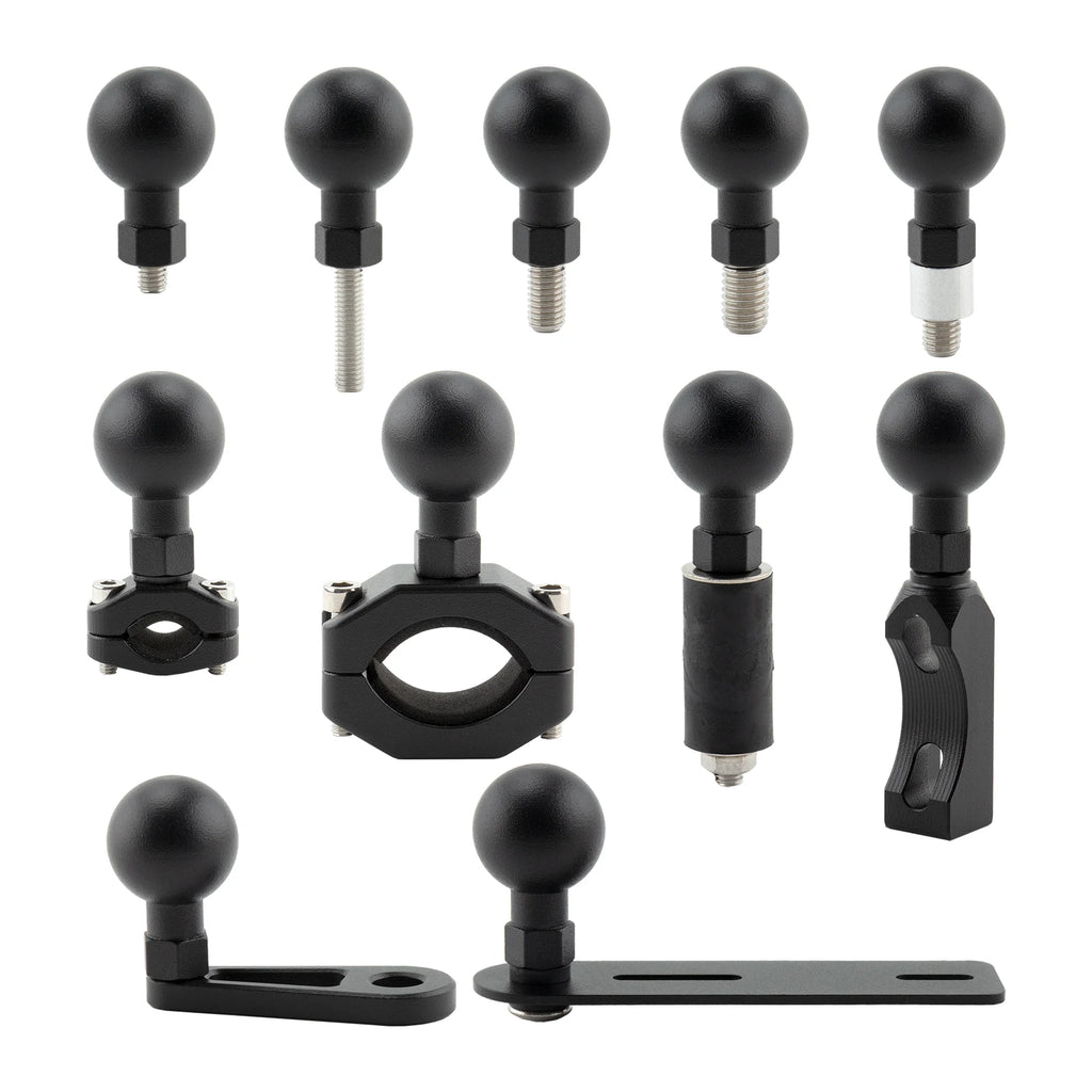 Ball Head Adapter Mount Base Motorcycle Handlebar Rearview Mirror Bracket for DJI GoPro Insta360 Action Camera Accessory