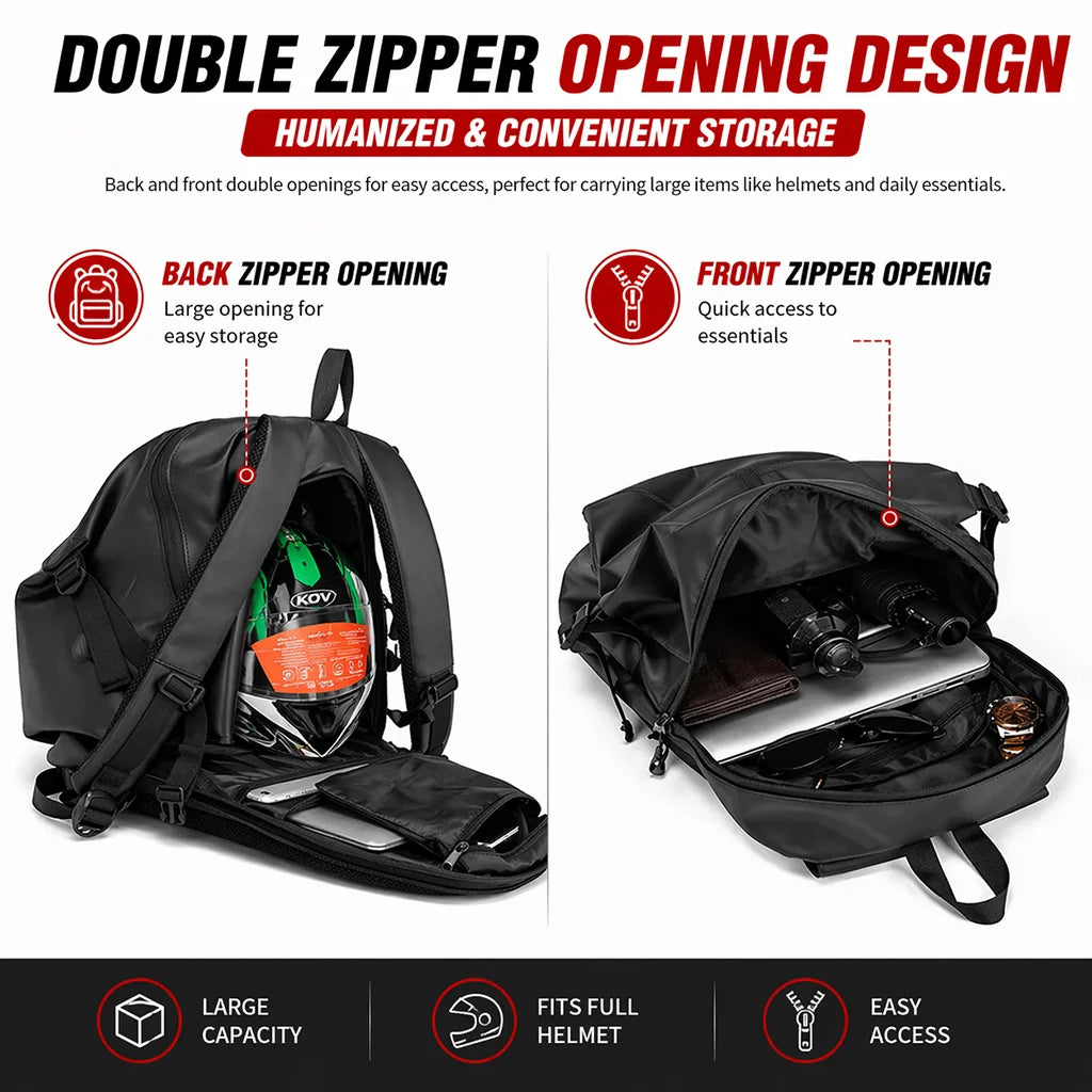 Knight Backpack Motorcycle Helmet Bag Travel Equipment Waterproof Large Capacity For CFMOTO 675NK 675sr 675sr-r 675 SR SR-R NK