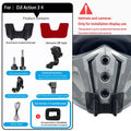 TUYU SCORPION EXO-Covert X Helmet Custom Aluminium Chin Mount for GoPro Hero12 11 10 9 8 Insta360 X4 X3 X2 One Rs DJI 3 4 Camera