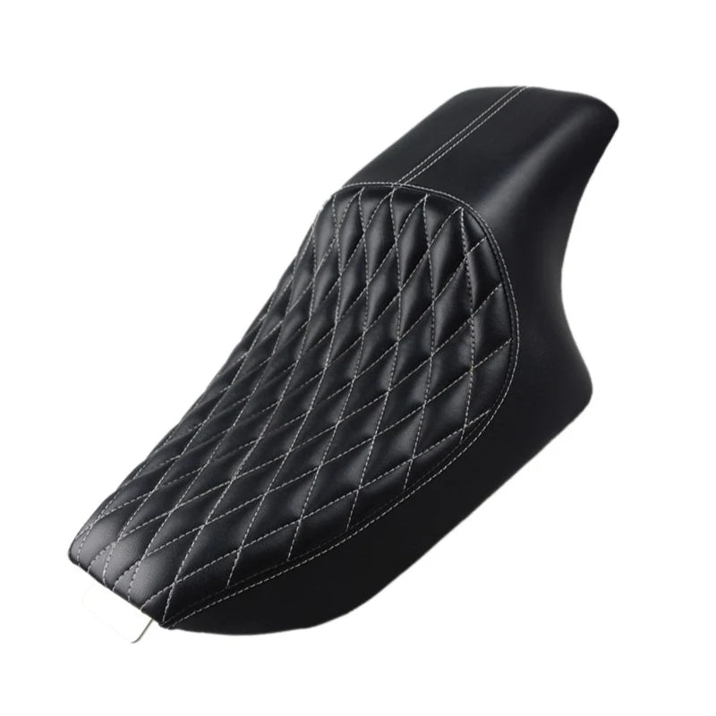 Motorcycle Black Leather Two Up Driver Front Rear Passenger Seat For Harley Sportster XL iron 883 1200 48 Forty-eight 2004-2016