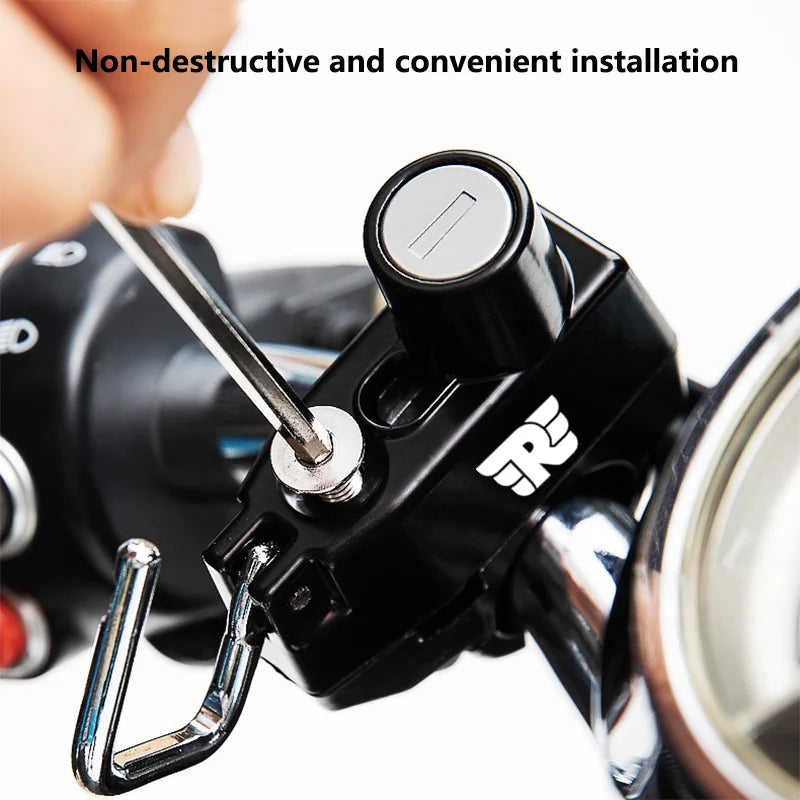 For Royal Enfield Bullet/Meteor/Classic 350 500 Interceptor 650 Continental GT Motorcycle Helmet Lock Anti-theft Security Safety