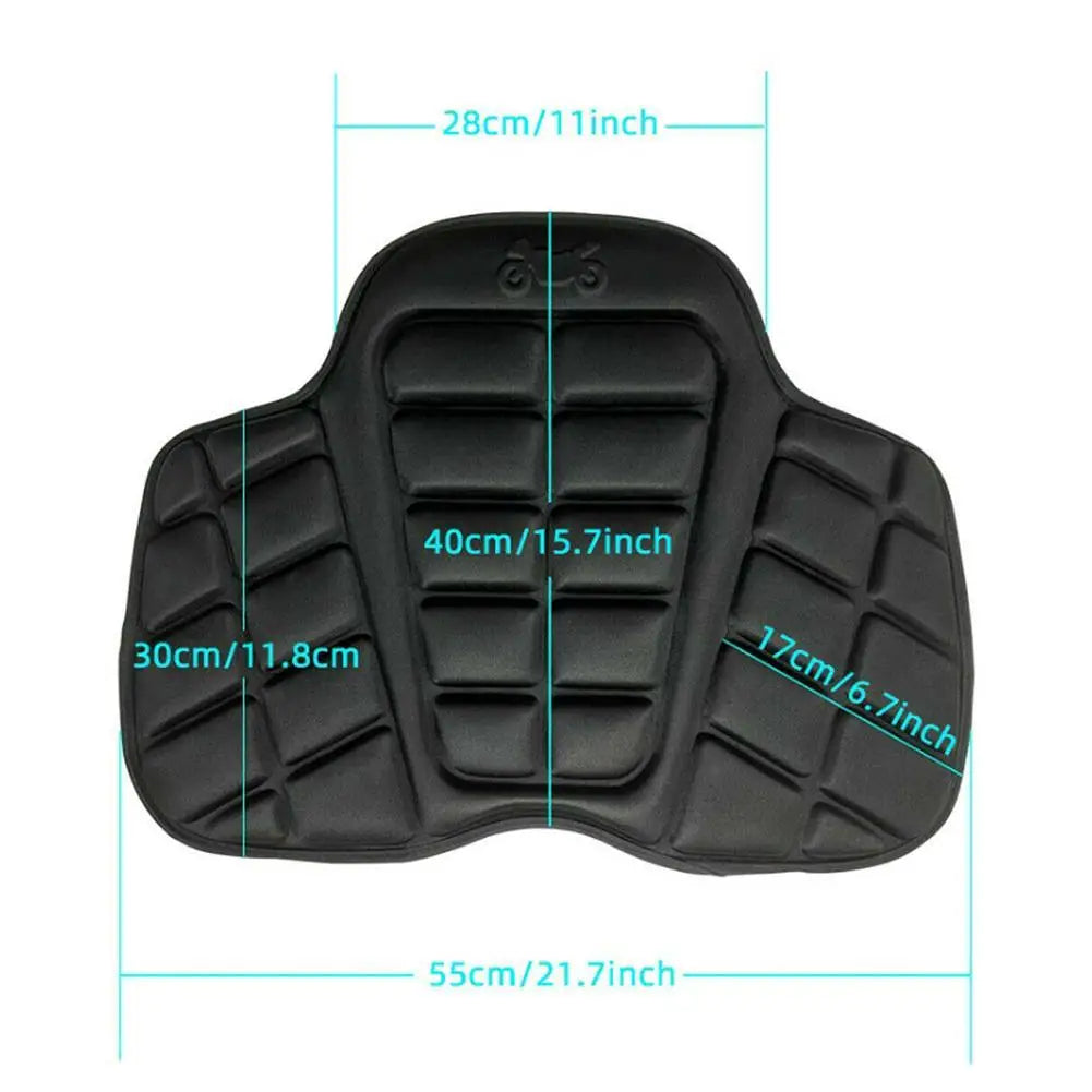 3D Shock Absorption Seat Cover Motorcycle Seat Cushion Soft Comfortable Anti Slip Breathable Electric Bike Accessorie