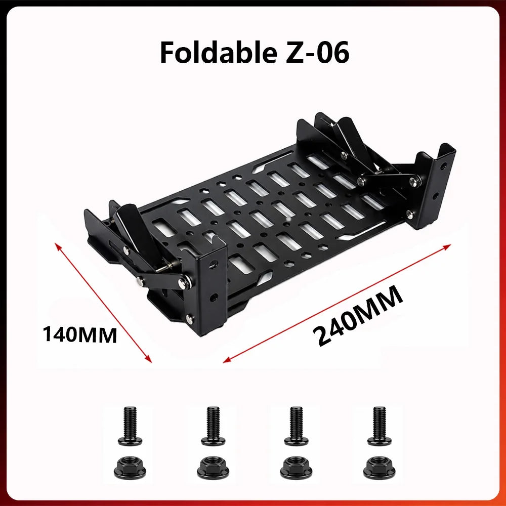 Folding Molle Panel Trunk Tail Box Top Case Tactical Modular Organizer Universal Motorcycle Side Panel Expand Storage