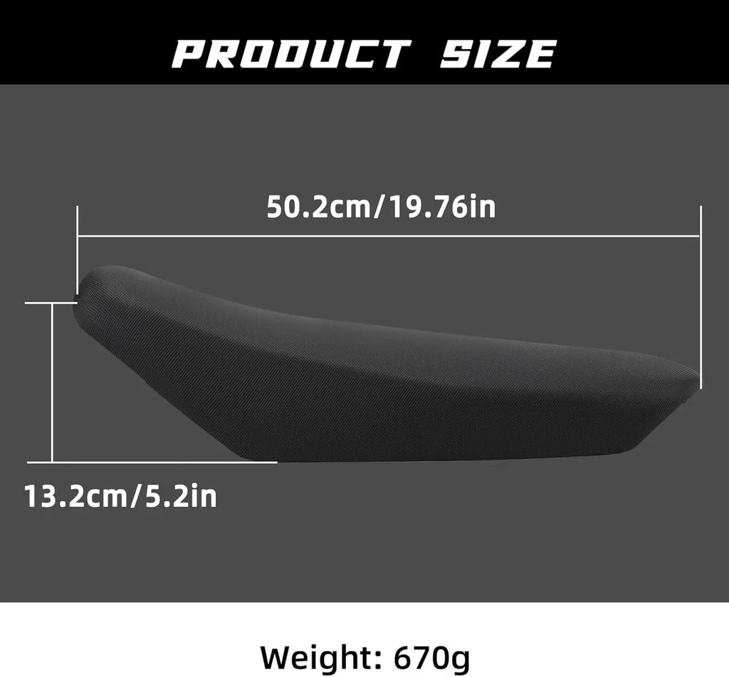 Seat Cushion Thicken Seat for Talaria - Stylish Seat for Talaria Sting MX3 MX4 Electric Dirt Bike Black