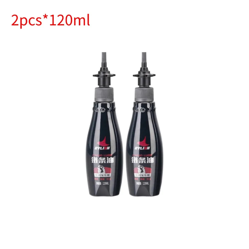 120ML Motorcycle Chain Oil Lubricating Oil Chain Wax F4U9 Noise Seal Prevention Oil Rust Vehicle Maintenance Lubricating Oil