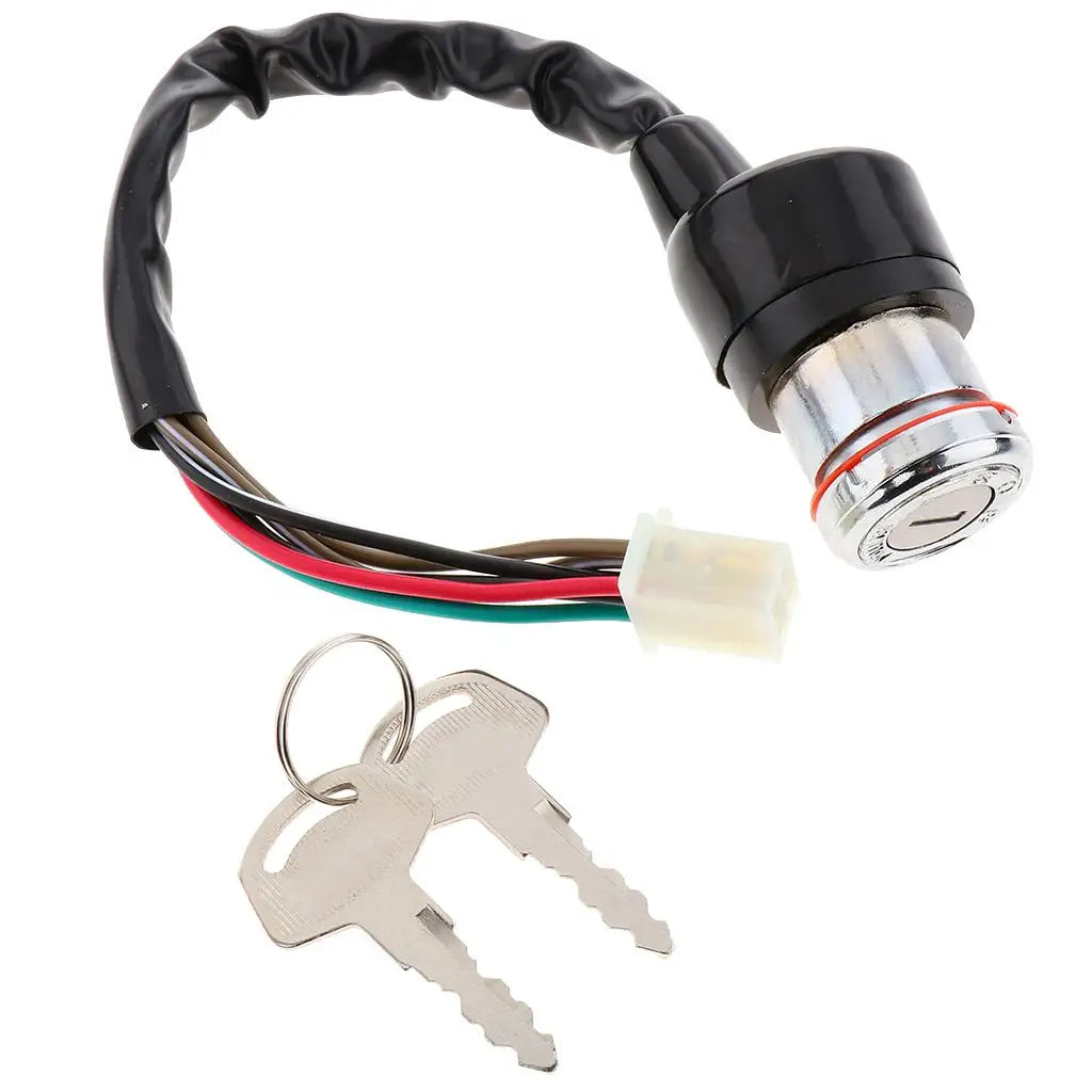 New 6 Wire ATV Ignition Switch+Key Set for Suzuki GN 125 Scooter Universal Motorcycle Ignition Switch Key