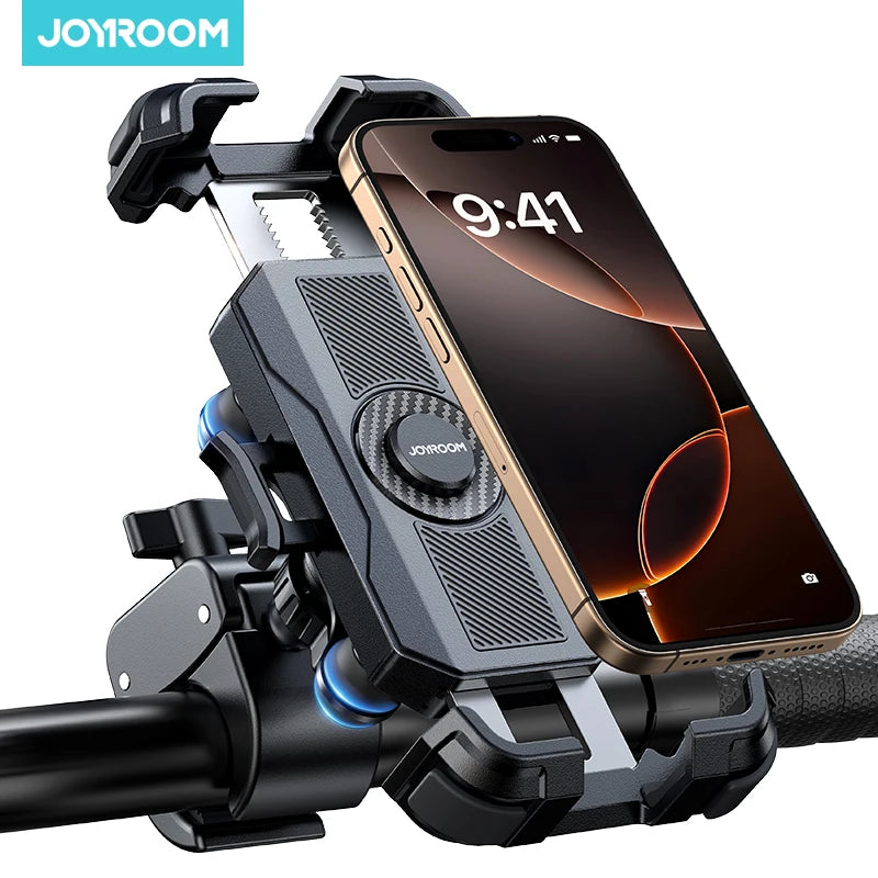 Joyroom Motorcycle Phone Mount Anti Vibration Phone Holder for Motorcycle Handlebar Bike Phone Mount for 4.7-7” Phone JR-ZS498